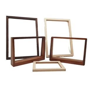 Nouveau cadre photo en bois 2026, couleur noyer, bois massif, créatif, tridimensionnel, ornements DIY, support photo - Product Image 4
