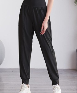 Leggings de yoga taille haute 100 % coton respirant toutes saisons, taille élastique, longueur cheville, décontractés pour femme, écologiques - Product Image 6