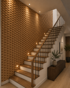 High Quality 3D Solid Wood <b>Interior</b> <b>Wall</b> <b>Panels</b> Ready Install Sound-Absorbing Waterproof Decorative Graphic Design Household - Product Image 6