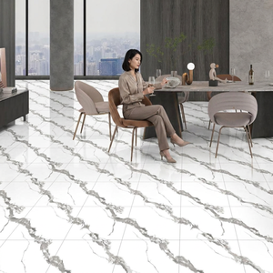 Wholesale Volcano Brown Porcelain Vitrified Non-Slip Floor Tiles 60x60cm Glossy Bathroom Swimming <b>Pool</b> Interior Ceramic Flooring - Product Image 5