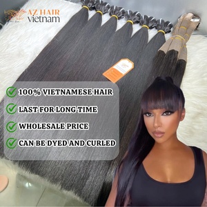 Dropshipping grado 12A doble dibujado extensiones de cabello humano vietnamita venta al por mayor recto crudo cutícula alineada paquetes de cabello - Product Image 6