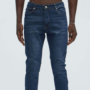 Jeans de Mezclilla Rectos de Alta Calidad con Bolsillos Lavados al Estilo Vintage, Pantalones de Mezclilla Holgados para Hombre - Product Image 6