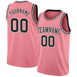Maillot de basket-ball personnalisé de haute qualité à col rond respirant en tissu mesh 100% polyester, service OEM, maillot de basket-ball sans manches - Product Image 2