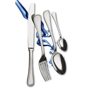 Ensemble de couverts de luxe en acier inoxydable 304 18/10, élégant et moderne, finition miroir, 1010, cuillère à café et fourchette, pour hôtel - Product Image 2