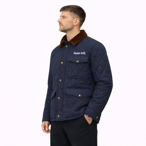 Chaqueta de poliéster acolchada para hombre, de alta calidad, con cremallera, a la venta al por mayor, cortavientos de invierno, ligera. - Product Image 3