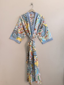 Vestido Kimono Bohemio de Verano, Estilo Japonés, Maxi, Oversize, Unisex, Tipo Bata de Baño - Product Image 1