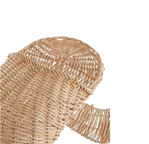 Rattan Cactus Wall Hanging <b>Basket</b> Woven <b>Plant</b> Shaped Storage Organizer Bin Cute Desert Nursery Door Mail Pocket - Product Image 2