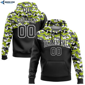 Daizen <b>Star</b> Men's Camouflage Hoodie Custom Name Number Sublimation Print Breathable Polyester Regular Fit - Product Image 2