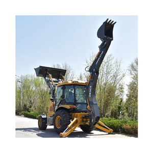 Chargeuse-pelleteuse diesel EVERSTAR jaune, capacité de la benne de 1,0 m3, chargeuse sur pneus de 9500 kg, puissance de 7 kW - Product Image 1