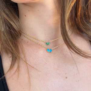 Petit collier multicolore turquoise personnalisé Collier de pierres de naissance en cristal de zircon <span class=keywords><strong>Pretty</strong></span> <span class=keywords><strong>Little</strong></span> Thing bijoux en argent sterling 925 - Product Image 2