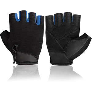 Padded Palm Microfiber Workout Gloves Women Men <b>Half</b> Finger Gym Training Anti <b>Slip</b> Breathable Weightlifting Fitness Sports - Product Image 5