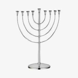 Ménorah à finition noire très vendue pour la maison, les villas, éclairage de table, utilisation décorative, porte-bougie Hanouka, ménorah - Product Image 2
