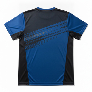 เสื้อยืดฝึกซ้อมสกรีนลายตามสั่ง ผ้าคอตตอนผสมโพลีเอสเตอร์เนื้อหนา เสื้อกีฬาออกกำลังกาย ทนทาน เสื้อผ้ากีฬา - Product Image 3
