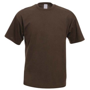 T-shirt en coton épais pour homme, grande taille, col rond, manches courtes, chemise d'été à motif, anti-boulochage, coupe ample - Product Image 4