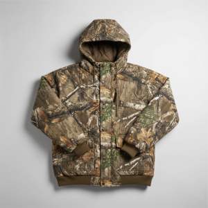 Chaqueta de Caza Silenciosa de Tela con Tecnología de Camuflaje de Bajo Ruido y Capucha para Caza con Arco y Fotografía de Vida Silvestre Discreta - Product Image 1
