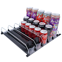 Système de poussoir à ressort pour étagères, poussoir de boissons pour supermarché