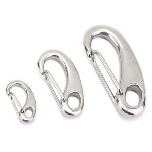 Gancho de Seguridad en Forma de Huevo de Acero Inoxidable con Resorte de Liberación Rápida, 50 mm, Acabado Liso, para Uso Industrial, Modelo OEM - Product Image 4