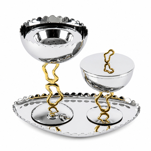 Luxury Arabic Metal Bakhoor <b>Burner</b> <b>Silver</b> Finish Charcoal Incense <b>Burner</b> Traditional Middle East Mabkhara Oud Holder for Ramadan - Product Image 6