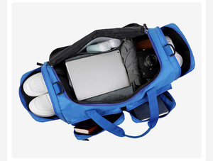 Sac de sport de haute qualité, durable, léger, respirant, écologique, en polyester, avec fermeture éclair, sangle réglable, grande capacité - Product Image 5