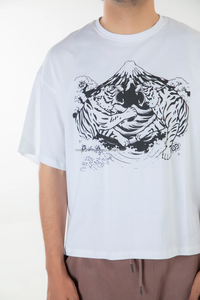 2026 Summer Comfortable <b>Peach</b> T-<b>Shirt</b> Digital Print Eco-Friendly Breathable 100% Cotton Canvas Fabric 180Gsm Casual Men's Wear - Product Image 6
