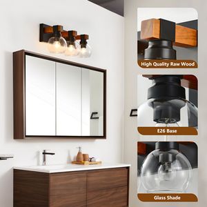 Applique da Bagno Nere con Grado di Protezione IP44, Controllo a Interruttore, Certificate ETL - Product Image 6