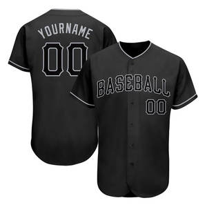 Camisetas de Béisbol Americanas al por Mayor, Estampadas por Transferencia Térmica, Cosidas, Uniformes Personalizados con Nombre, Número y Logotipo - Product Image 4