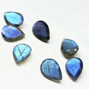 Labradorite naturelle de haute qualité de 8 mm 12 mm, taille poire facettée, pierre précieuse en vrac, coupe excellente, labradorite provenant du fabricant - Product Image 2
