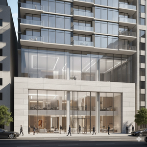 Juego de Muebles de Cocina Modulares Europeos Personalizados JY Project, PVC Brillante, Estructura de MDF, Laminado/Mármol Artificial, para Apartamentos - Product Image 1