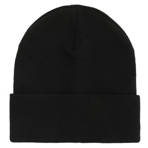 Vente directe usine, faible MOQ, bonnets d'hiver personnalisables avec logo, couleur unie, classiques, tricotés - Product Image 1