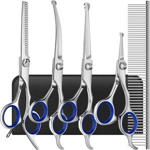 Tijeras para acero japonés perros tijeras rectas adelgazamiento tijeras - Product Image 5