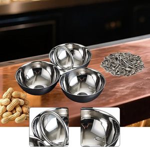 premium stainless steel 3 in 1 portable snacking bowls - Product Image 1