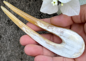 Pasador de Pelo de Cuerno de Búfalo de Primera Calidad, Accesorios para el Cabello, Precio Competitivo, Pasador de Pelo de Cuerno de Búfalo Natural a Bajo Precio - Product Image 3