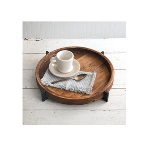 Bandeja de Madera para Mesa de Comedor, para Desayuno, Café, Té, Aperitivos, Comida, Decoración de Cocina y Mesa - Product Image 3