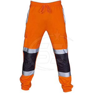 Pantalones de Seguridad Profesionales para Trabajo en Exteriores, con Luces LED ANSI Clase 2, Impermeables, Tejido Elástico y Cómodo - Product Image 2
