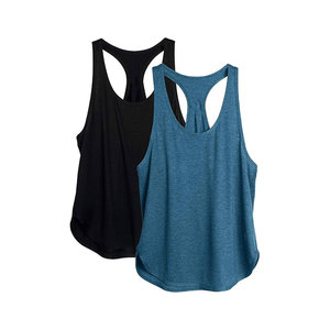 Women's Breathable Knitted Tank <b>Tops</b> Solid Color Scoop Neck Regular Length Casual Style Blue <b>Black</b> 100% Polyester - Product Image 1