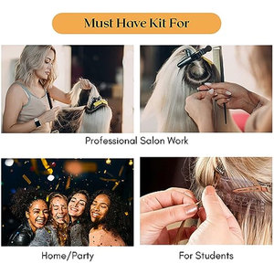 Best Selling Salon Tape In Hair <b>Extension</b> Tools Stainless Steel Installation Tool Pliers Wholesale <b>Cheap</b> Human Hair <b>Extension</b> - Product Image 2
