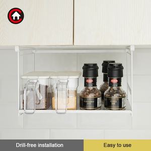 Organizador de almacenamiento colgante de Metal de diseño KD, soporte para especias, estante de almacenamiento de cocina para armarios de cocina, estante colgante para especias - Product Image 3