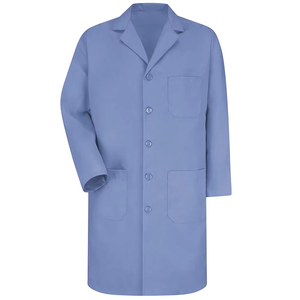 Tenues médicales personnalisées en tissu polyester-coton, durables, unisexes, pour usage hospitalier, blouses longues, taille et couleur personnalisées, logo personnalisé, service OEM - Product Image 5