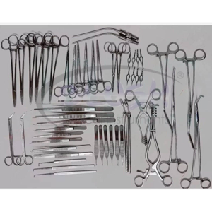 Health & Medical 52-Piece Vascular Surgery Instrument Set for Hospital Use General Surgery CE Certified By <b>Blush</b> Surgical - Product Image 2