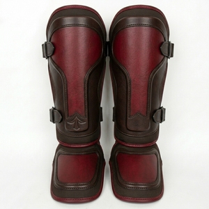 Protections de tibia de qualité supérieure pour MMA et boxe, en PU/cuir, tailles personnalisées, OEM disponible, logo personnalisé, protection personnalisée. - Product Image 1