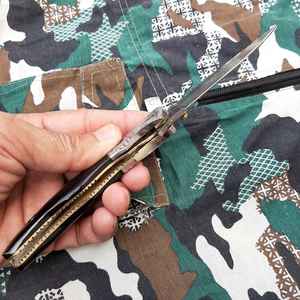 Couteau de chasse Tracker à lame fixe en acier Damas forgé sur mesure, manche en bois, étui inclus, support OEM, couteau de camping - Product Image 3