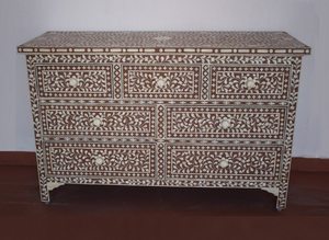 Black Bone Inlay <b>Chest</b> of Drawers Designer Wooden <b>Storage</b> Cabinet Wholesale Supplier - Product Image 2
