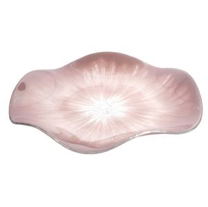 Bol de dattes élégantes pour ustensiles de cuisine maison hôtel Restaurant Fruits secs fait à la main en résine de couleur rose bols de service rectangulaires finis - Product Image 1