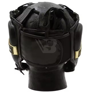 Protège-tête en cuir PU personnalisé pour entraînement de boxe professionnel, sur mesure, de qualité supérieure, en vente en ligne - Product Image 2