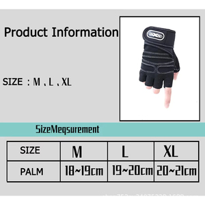 Breathable Half Finger Gym <b>Gloves</b> for Men, Fitness, <b>Weight</b> Lifting, Cycling, Sports, Workout Gym <b>Gloves</b> For Women - Product Image 5