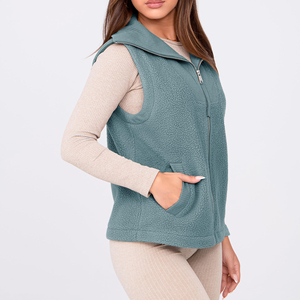 Chaleco Polar Ligero para Mujer, Personalizable, Sin Mangas, para Invierno, Casual, Deportivo, para Exteriores, con Logotipo Personalizado, Precio Bajo - Product Image 3