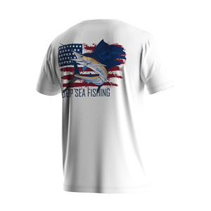 Camiseta Deportiva Larga para Hombre, de Algodón/Fibra de Bambú, 260g, Impresión Digital, Diseño en Blanco, Ecológica - Product Image 5