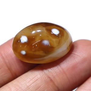 หินโมราอะเกตเจียระไนแบบหลังเบี้ยอะเกตตามธรรมชาติกำไลข้อมือหินอาเกตแบบเรียบขายส่งสำหรับหินอัญมณี - Product Image 1