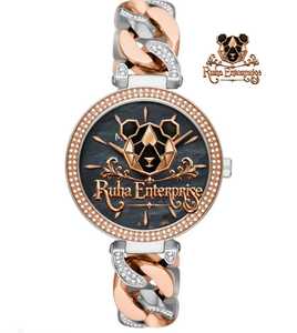 Montre entièrement sertie de diamants Moissanite VVS, mouvement automatique, montre-bracelet faite à la main - Product Image 4