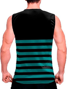 New Design Men's O-Neck Gradient Dot Print Knitted <b>Tank</b> <b>Top</b> Casual Breathable Sleeveless <b>Top</b> <b>Black</b> to White Pattern - Product Image 6